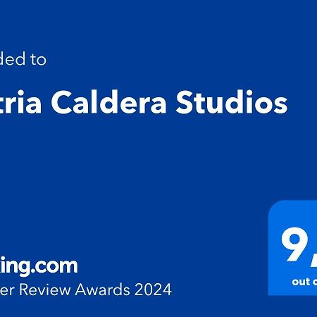 Ostria Caldera Studios Oía Eksteriør billede